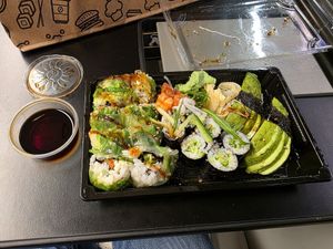 Vegan sushi at Shijō in Wurzburg