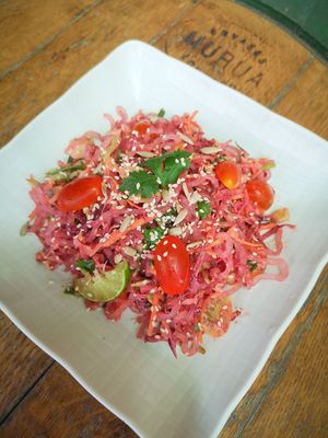 Kelp Seaweed noodles salad at Healthy Mania in Phuket