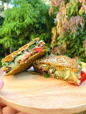 Burger at Healthy Mania in Phuket