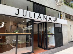 Restaurant entrance  at Juliana Kind Food  in Tenerife