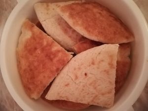 Pita bread (take away) at The Garden Cafe & Restaurant in Budapest