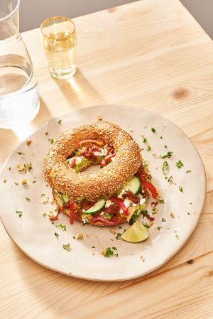 Oriental Avocado at The Garden Cafe & Restaurant in Budapest