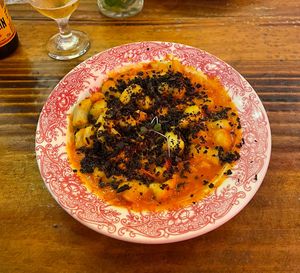 Sweet potato gnocchi with jackfruit  at Tutto Nhoque in Rio De Janeiro