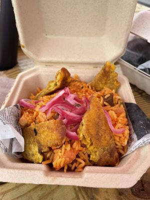 paella at 100% HP in San Juan