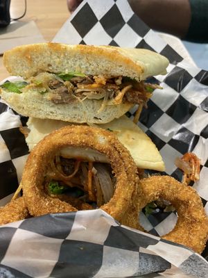 Steak sandwich  at 100% HP in San Juan