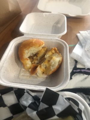 Fried Potato stuffed with impossible meat!! 🔥  at 100% HP in San Juan