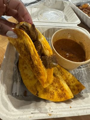 Birria tacos #Veganuary at 100% HP in San Juan