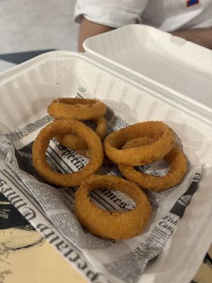 onion rings  at 100% HP in San Juan