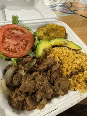 La Mixta HP w arroz y gandules #Veganuary at 100% HP in San Juan