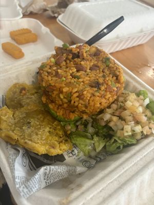 stuffed avo w rice and beans   at 100% HP in San Juan