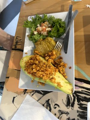 Stuffed avocado  at 100% HP in San Juan