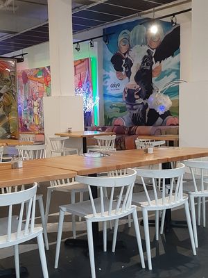 Restaurant interior at 100% HP in San Juan
