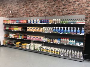 Drinks and household goods at Nature's Basket in Wolverhampton