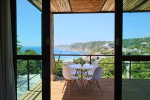 View to the ocean from one of the suites at Casa Mauna in San Pedro Pochutla
