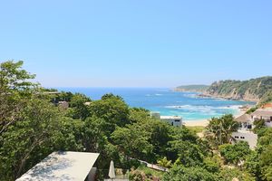 View to the ocean from one of the suites at Casa Mauna in San Pedro Pochutla