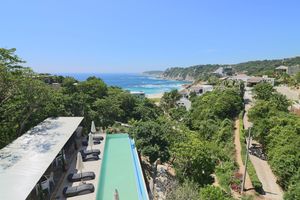 View to the ocean from one of the suites at Casa Mauna in San Pedro Pochutla