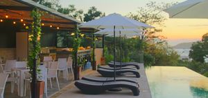 Our restaurant at Casa Mauna in San Pedro Pochutla