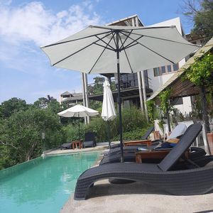 Agua templada 👌 at Casa Mauna in San Pedro Pochutla