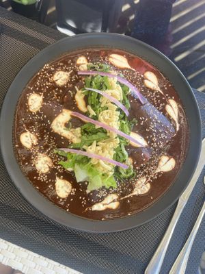 Enmoladas   at Casa Mauna in San Pedro Pochutla