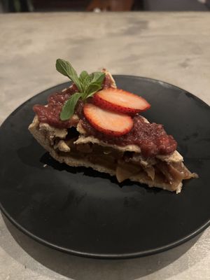 Apple pie  at Casa Mauna in San Pedro Pochutla