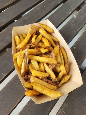 homemade fries at Benbergs Fritten - Food Stand in Dortmund