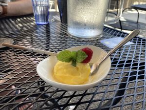 Lilikoi gelato    at Japanese Grandma's in Hanapepe