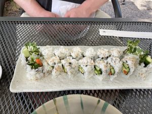 Veggie sushi  at Japanese Grandma's in Hanapepe