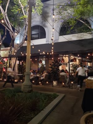 Beautiful outdoor seating at Sestina - Culver City in Culver City