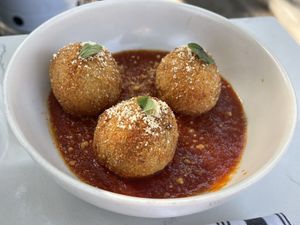 Rice balls at Sestina - Culver City in Culver City