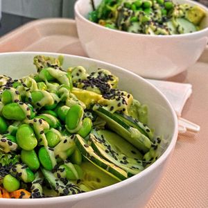 Vegan Poké at Poké Hut in Tenerife