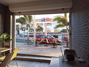 Poke Hut view from inside at Poké Hut in Tenerife