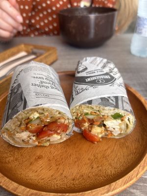 Vegan burrito - delicious   at Poké Hut in Tenerife