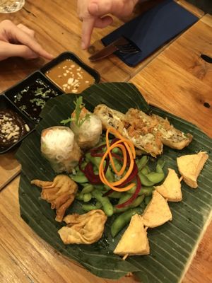 Mix of starters  at Ryu - Vietnamese Streetfood in Augsburg
