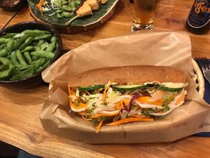 Banh mi with tofu  at Ryu - Vietnamese Streetfood in Augsburg