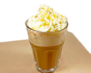 Pumpkin Spice Latte at The Happy Vegan in San Francisco