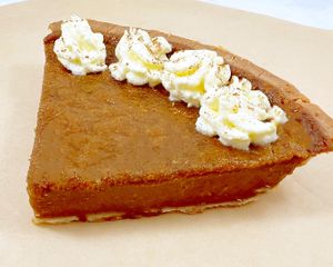 Pumpkin Pie at The Happy Vegan in San Francisco