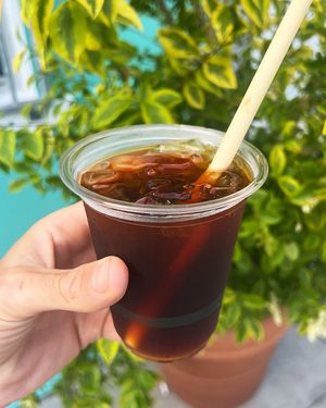 Cold Brew Coffee at The Happy Vegan in San Francisco