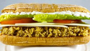 Tuna Sub at The Happy Vegan in San Francisco