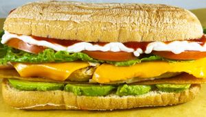 Ultimate Sub at The Happy Vegan in San Francisco