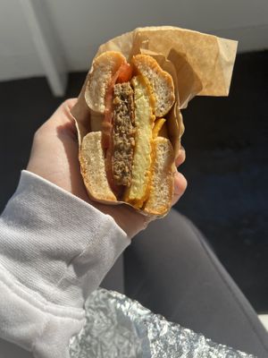 Tasty food   at The Happy Vegan in San Francisco