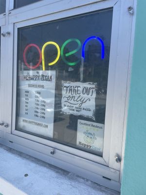   at The Happy Vegan in San Francisco