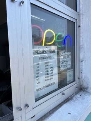   at The Happy Vegan in San Francisco