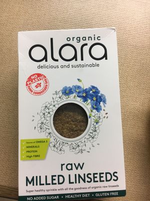 Flax seeds  at Earthfare in Glastonbury