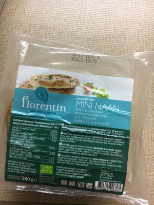 Vegan naan  at Earthfare in Glastonbury