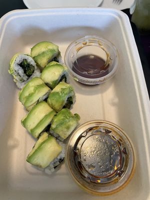 Dragon roll at PLANTA Queen  in Coconut Grove