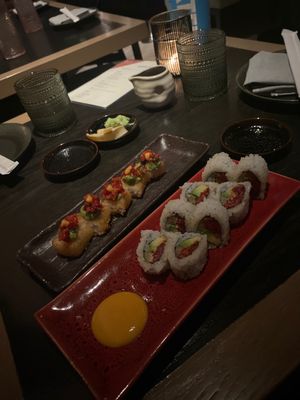 IN LOVE with the spicy tuna roll😍 at PLANTA Queen  in Coconut Grove