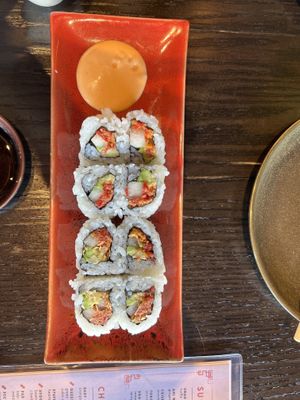 Spicy tuna roll  at PLANTA Queen  in Coconut Grove