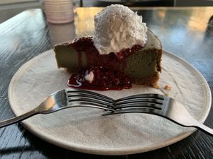 Matcha Cheesecake  at PLANTA Queen  in Coconut Grove