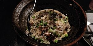 Truffle rice at PLANTA Queen  in Coconut Grove