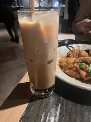 Salted maple macchiato  at PLANTA Queen  in Coconut Grove